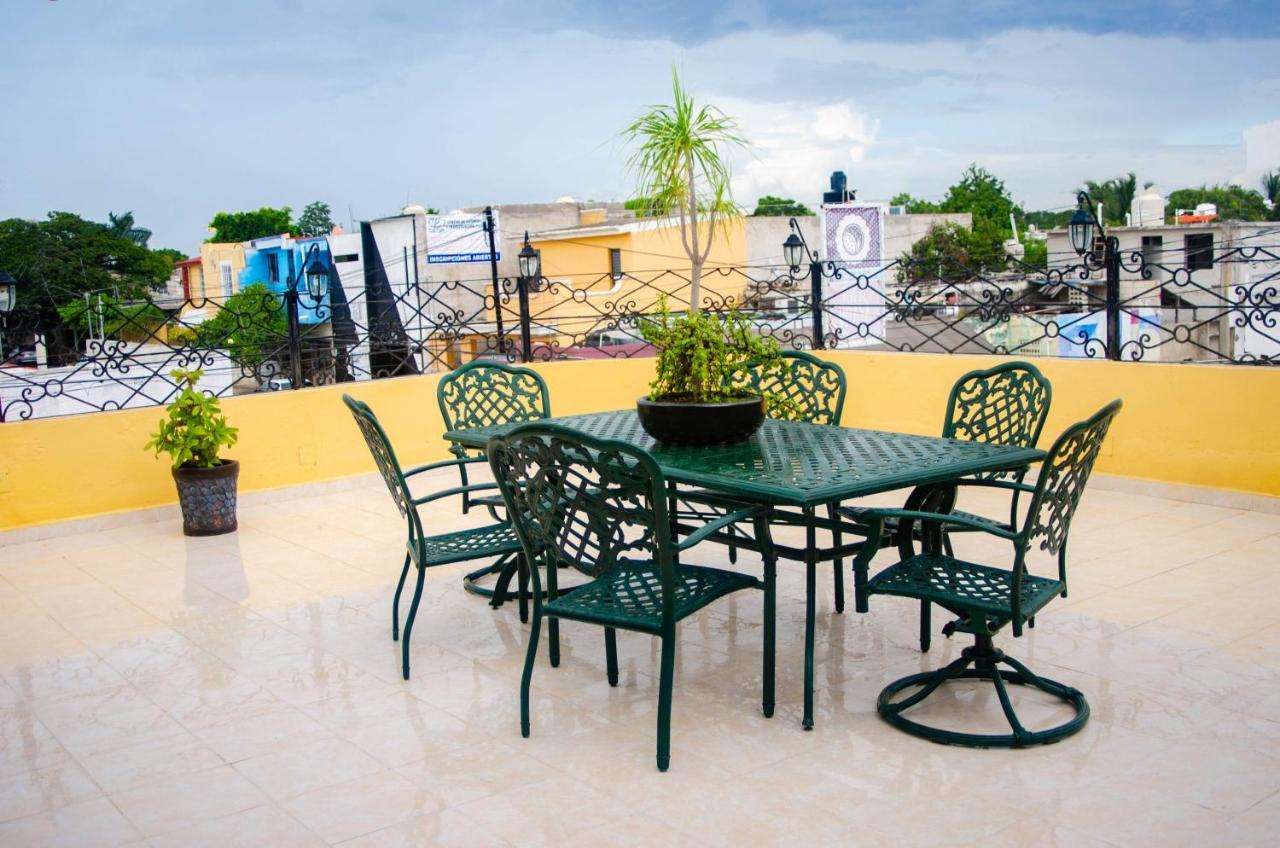 Hotel Villa Angeles Campeche Exteriör bild